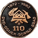 DVD OSIJEK GORNJI GRAD 1872 1982 brončana